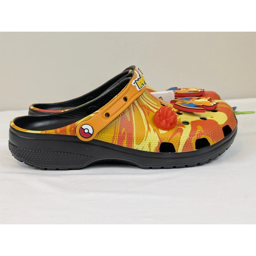 Crocs Pokemon Charizard Classic Clog Size Men's 9/Women's 11 with Jibbitz New